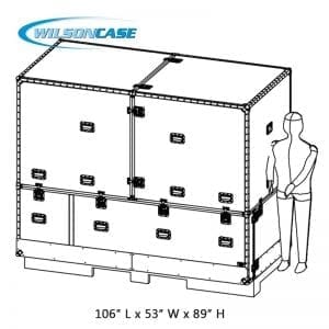 Wilson Case Medical Device Shipping Case 70-776A