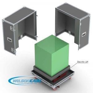 Custom Mechanical Lift Shipping Case for uPrint SE Plus 3D Printer