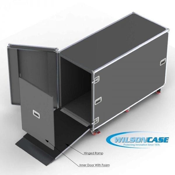 44-3039 Custom shipping case with ramp for HP Z5400 Plotter