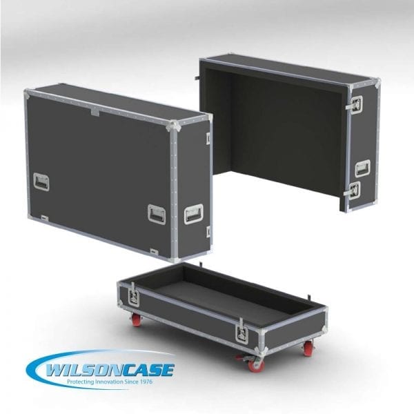 44-3065 Custom shippng case for HP T520 Plotter with stand