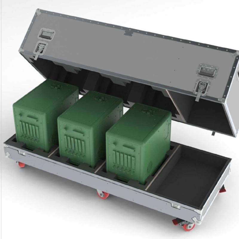 40-1161 shipping case for detector modules